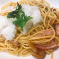 yoppi0623's cooksnap of when they made 五右衛門風 なめこおろしの和風パスタ.