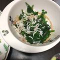 にむばすしゅたーぜん's cooksnap of when they made ほうれん草のしらす和え.