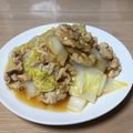 亜久里's cooksnap of when they made 豚肉と白菜のトロトロ炒め♡.