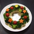 たにぴょ's cooksnap of when they made ポテトサラダの☆クリスマスリース.
