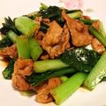ポテトフライ☆'s cooksnap of when they made 小松菜と豚肉のにんにく醤油炒め.