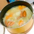 yumekokko's cooksnap of when they made キャベツ沢山ポトフ風スープ♡.