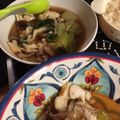 すみっこ2011's cooksnap of when they made 簡単♪タラとチンゲン菜ときのこの煮物風✿.