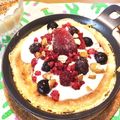 まるピメ子's cooksnap of when they made 低糖質！プロテinスフレパンケーキ.