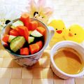 ももちゃんのれしぴ's cooksnap of when they made 簡単すぎてごめんなさい！野菜スティック.