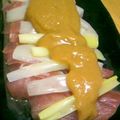 ぽんぷー's cooksnap of when they made 簡単美味しい酢みそ♪で『まぐろぬた❤』.
