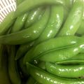 かまきりこ's cooksnap of when they made スナップえんどうの茹で方.