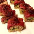 gbnra4969's cooksnap of when they made 絶賛♪ローストビーフとアボカド棒寿司.