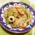 えれぼん's cooksnap of when they made 竹輪＆もやし*きゅうりde簡単*ごま和え.