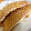 トロイメライ♬'s cooksnap of when they made ハム＆チーズはさみ揚げ.