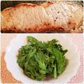 Richland☆Y's cooksnap of when they made 焼肉に春菊付け合せ♬好ちゃん神田本店風ஐ.