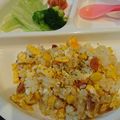 クック2RSOR0☆'s cooksnap of when they made 時短簡単ランチ☆卵とウインナーの炒めご飯.