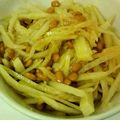 ＊まめゴマ＊'s cooksnap of when they made 納豆作戦1　納豆大根＊・”　●）.