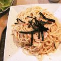チョコあず's cooksnap of when they made 初めてでも簡単！たらこパスタ.