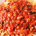 kananam's cooksnap of when they made 超簡単！ミートスパゲティ.