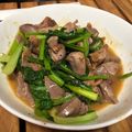 あさちー1109's cooksnap of when they made 簡単！絶品☆砂肝と小松菜のレバニラ風炒め.
