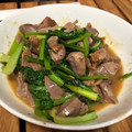 あさちー1109's cooksnap of when they made 簡単！絶品☆砂肝と小松菜のレバニラ風炒め.