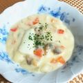 ウニのお母さん's cooksnap of when they made ほっくり♪ゆり根のシーフードチャウダー.