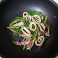 わち＆にゃち's cooksnap of when they made イカとニンニクの芽のバター醤油炒め★.