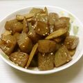 jibun's cooksnap of when they made ゴボウとこんにゃくのピリ辛炒め.