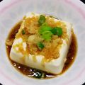 ＊なぁ＊'s cooksnap of when they made 揚げ玉で簡単！レンチンで揚げ出し豆腐.