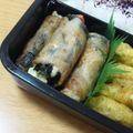 purudeko's cooksnap of when they made お弁当に簡単ﾁｰｽﾞ肉巻き☆.