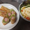 よちりん's cooksnap of when they made おひとりさまのホットドッグ風春巻おつまみ.