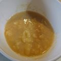 わたこ＠わたあめ's cooksnap of when they made 離乳食初期。2分できな粉バナナスムージー.
