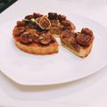 chokolin's cooksnap of when they made いちじくと紅茶のアーモンドチーズタルト.