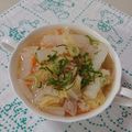 イチゴ、イチゴ。's cooksnap of when they made 白菜とツナのスープ.