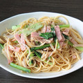 みずみずほ's cooksnap of when they made ♡ハムときのこと小松菜の和風パスタ♡.