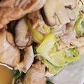 dobachi's cooksnap of when they made 子供が喜ぶ鳥胸肉ときのこのバタポン炒め.
