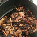 たましい's cooksnap of when they made 豚肉入り✿ひじきの煮物.