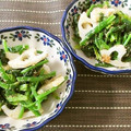 ヌーシ's cooksnap of when they made 蓮根と小松菜の梅肉白みそゴマ和え.