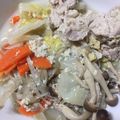 shan0625's cooksnap of when they made 白だしで、白菜と豚肉の豆乳鍋（簡単です）.