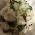 ma___111's cooksnap of when they made しそ塩昆布ご飯.