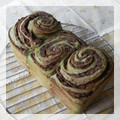 ナゾリーヌ's cooksnap of when they made ヨモギのあん食パン(白神)HB使用.