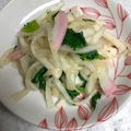 cookyaco's cooksnap of when they made すし酢で簡単♪大根とかまぼこの胡麻酢和え.