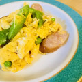 LimeLunch's cooksnap of when they made 絹さやとウインナーの玉子とじ.