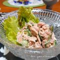 inyako's cooksnap of when they made キュウリのツナマヨ和え.