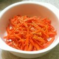 toccot's cooksnap of when they made カロチン摂取♪✿にんじんの❀昆布茶和え✿.
