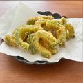 Etsu☆ko's cooksnap of when they made カレー風味のゴーヤの天ぷら♪おつまみに♡.