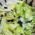 あたりめっこ's cooksnap of when they made 5分で！レタスと海苔のサラダ.