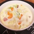 ちょここす's cooksnap of when they made 牛乳大量消費！野菜たっぷりミルクスープ★.