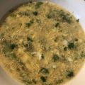 Yokchina's cooksnap of when they made セロリの葉と卵の中華スープ.