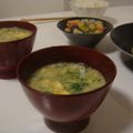 coyubi's cooksnap of when they made 水菜とふわふわ卵の春色スープ.