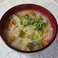 イチゴ、イチゴ。's cooksnap of when they made 簡単！風邪に☆葱たっぷり舞茸生姜お味噌汁.