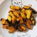 ももます's cooksnap of when they made さつま芋の味噌バター☆青のり風味♪.