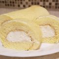 あかにた's cooksnap of when they made コーヒークリームdeロールケーキ.