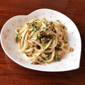キョーマキ's cooksnap of when they made ５分でご飯★ツナとネギの麺つゆ焼きうどん.